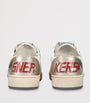 White Leather Ball Star Sneakers