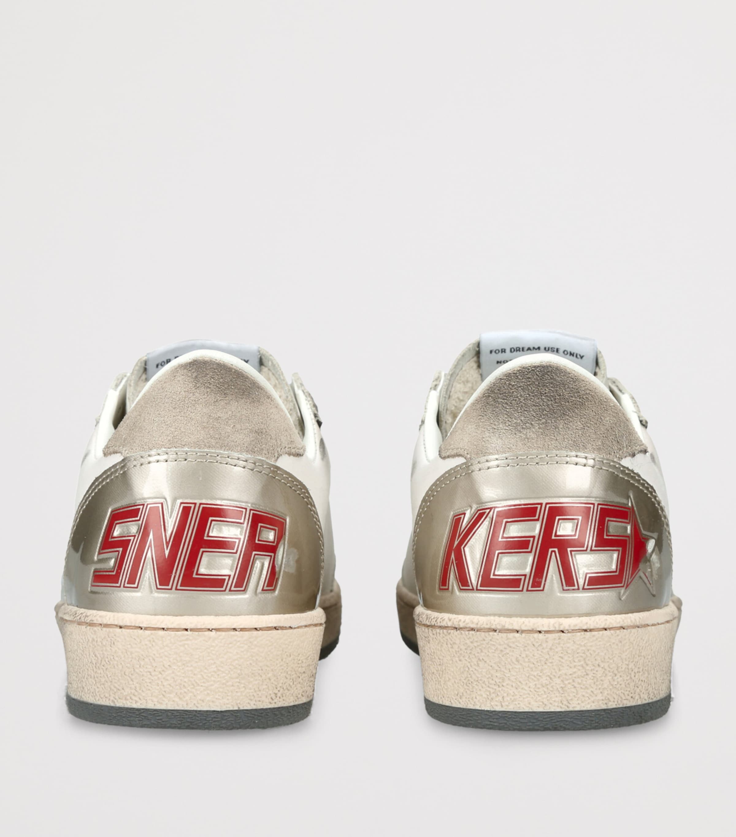 White Leather Ball Star Sneakers