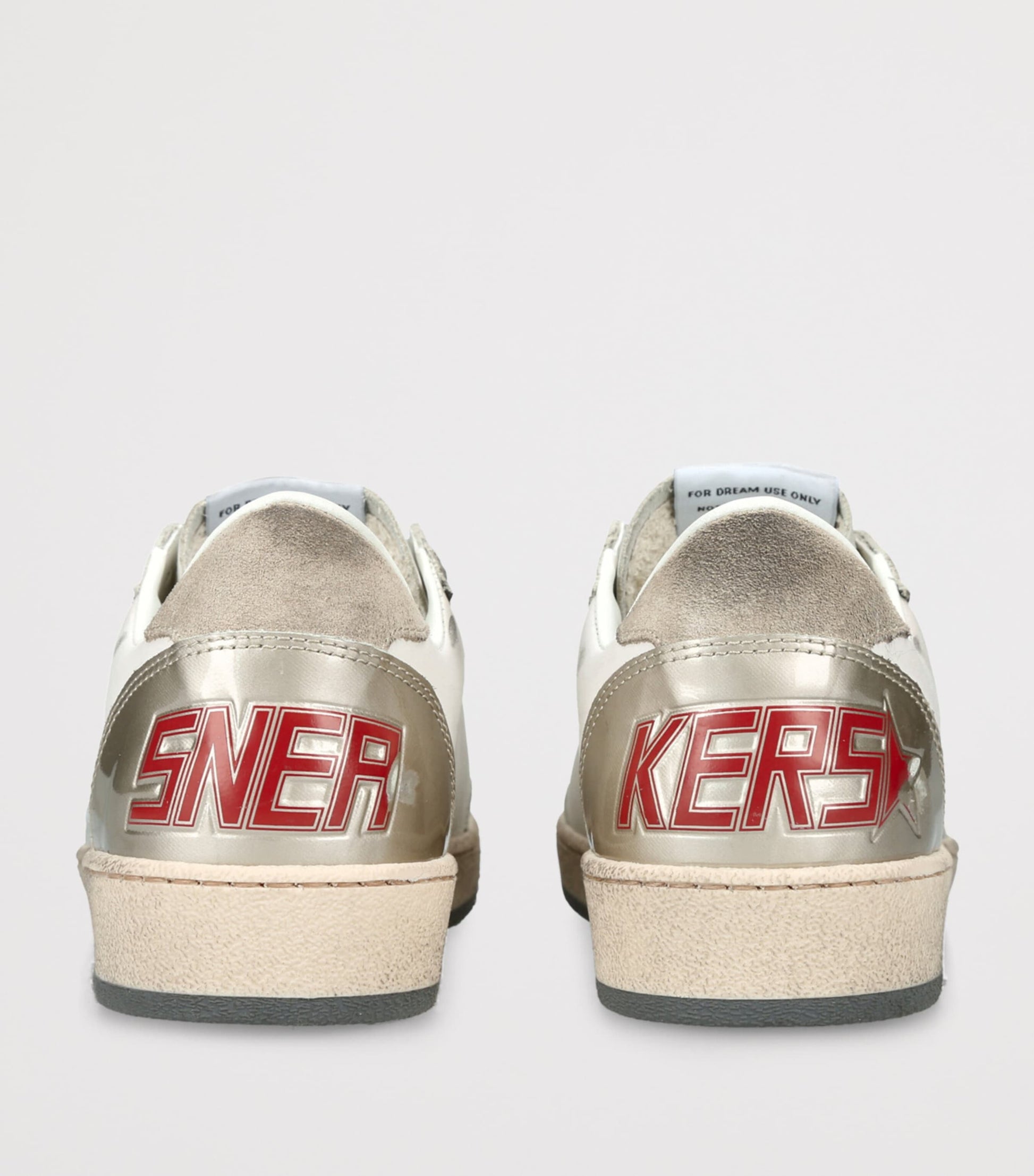 White Leather Ball Star Sneakers