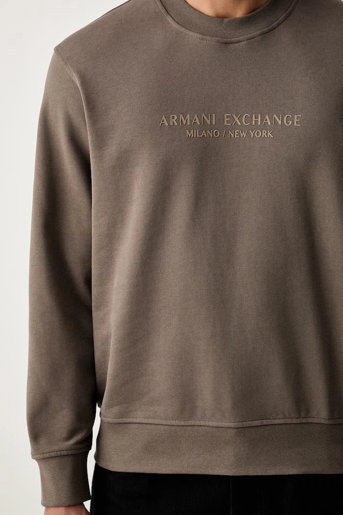 Armani Exchange erkek pamuklu sweatshirt
