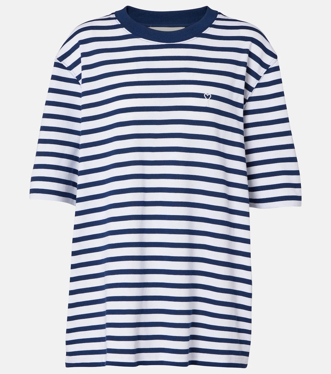 Ami Paris - Striped cotton jersey T-shirt