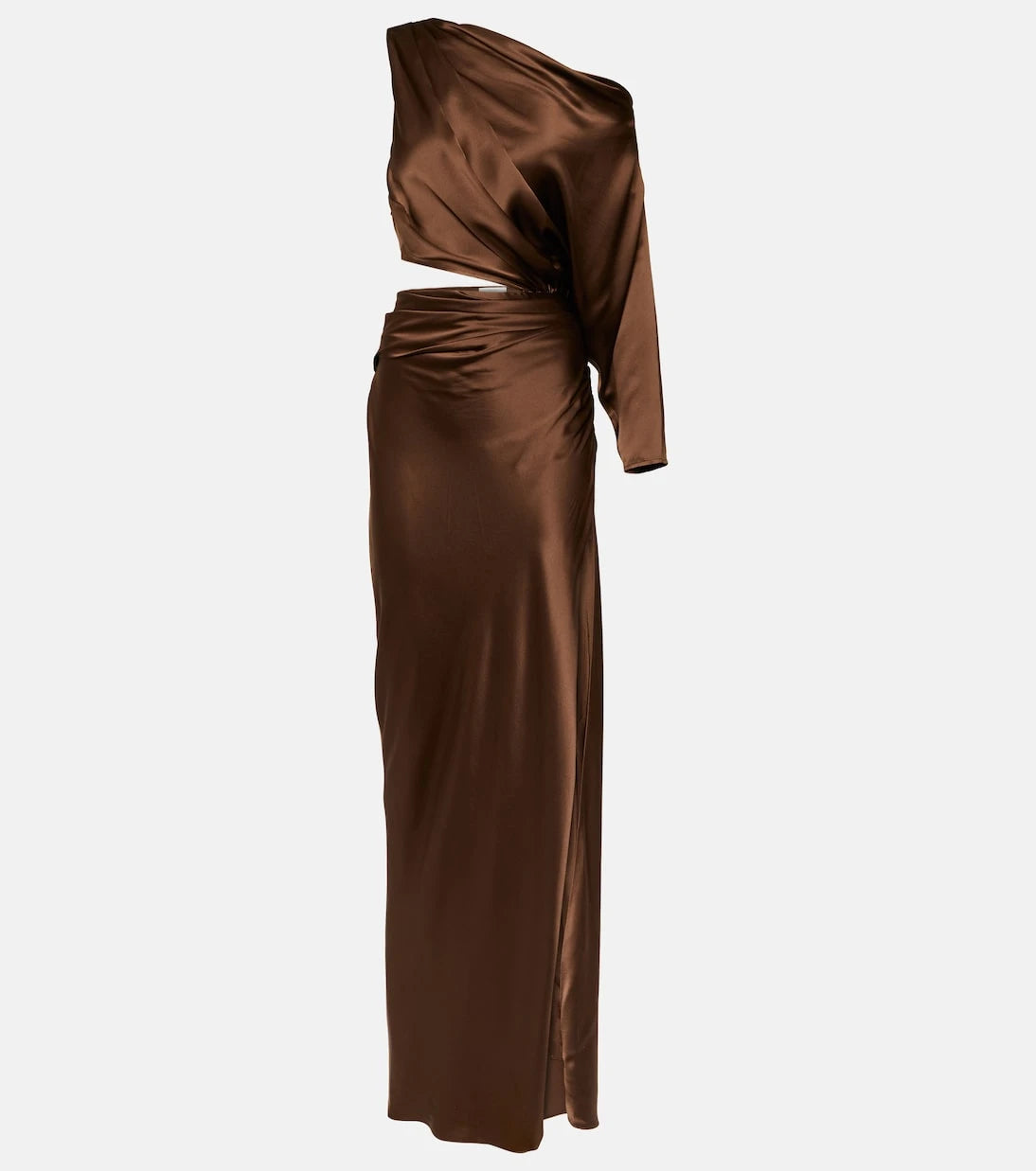 The Sei - Draped one-shoulder silk gown