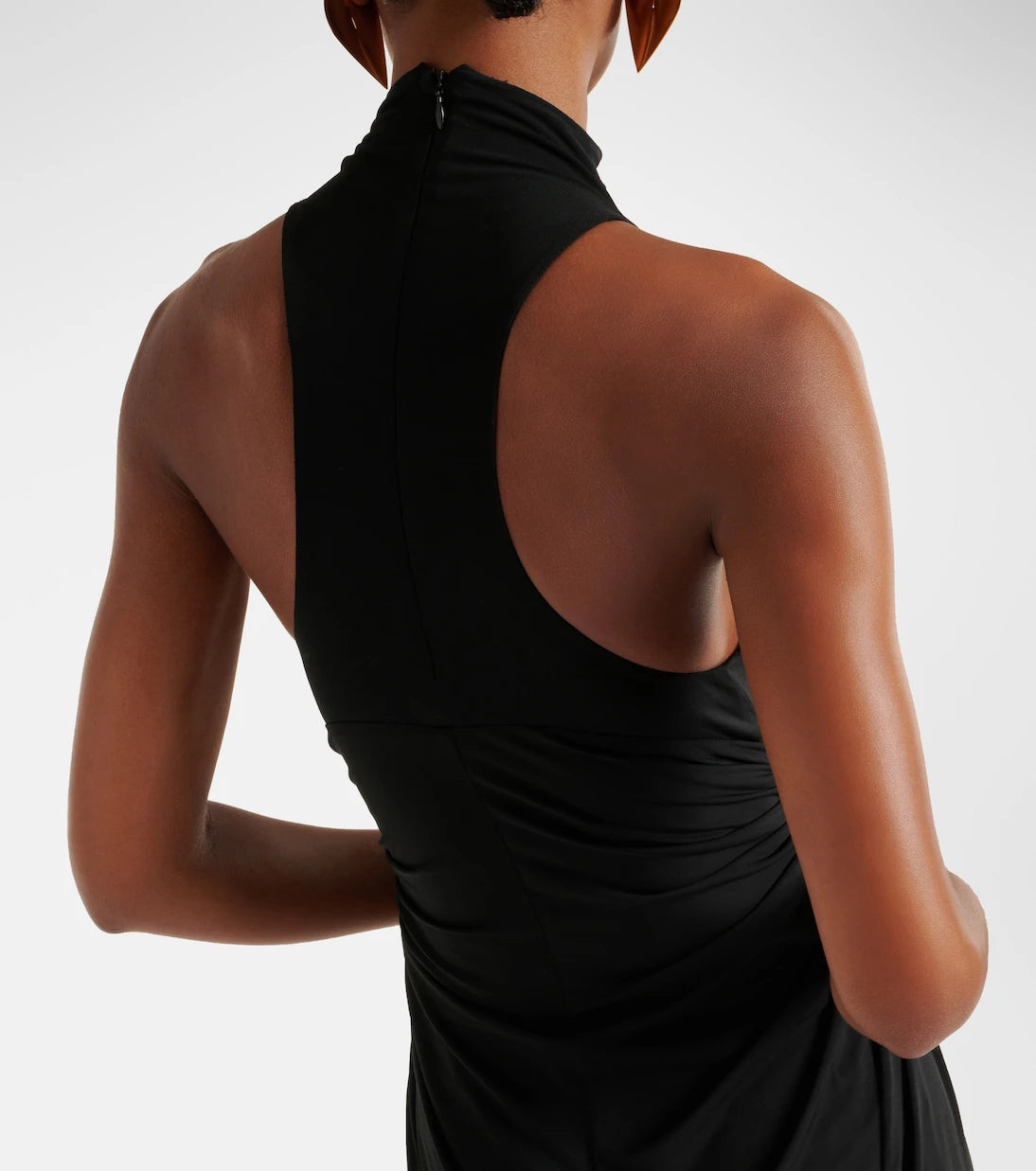 Alaïa - Halterneck draped gown