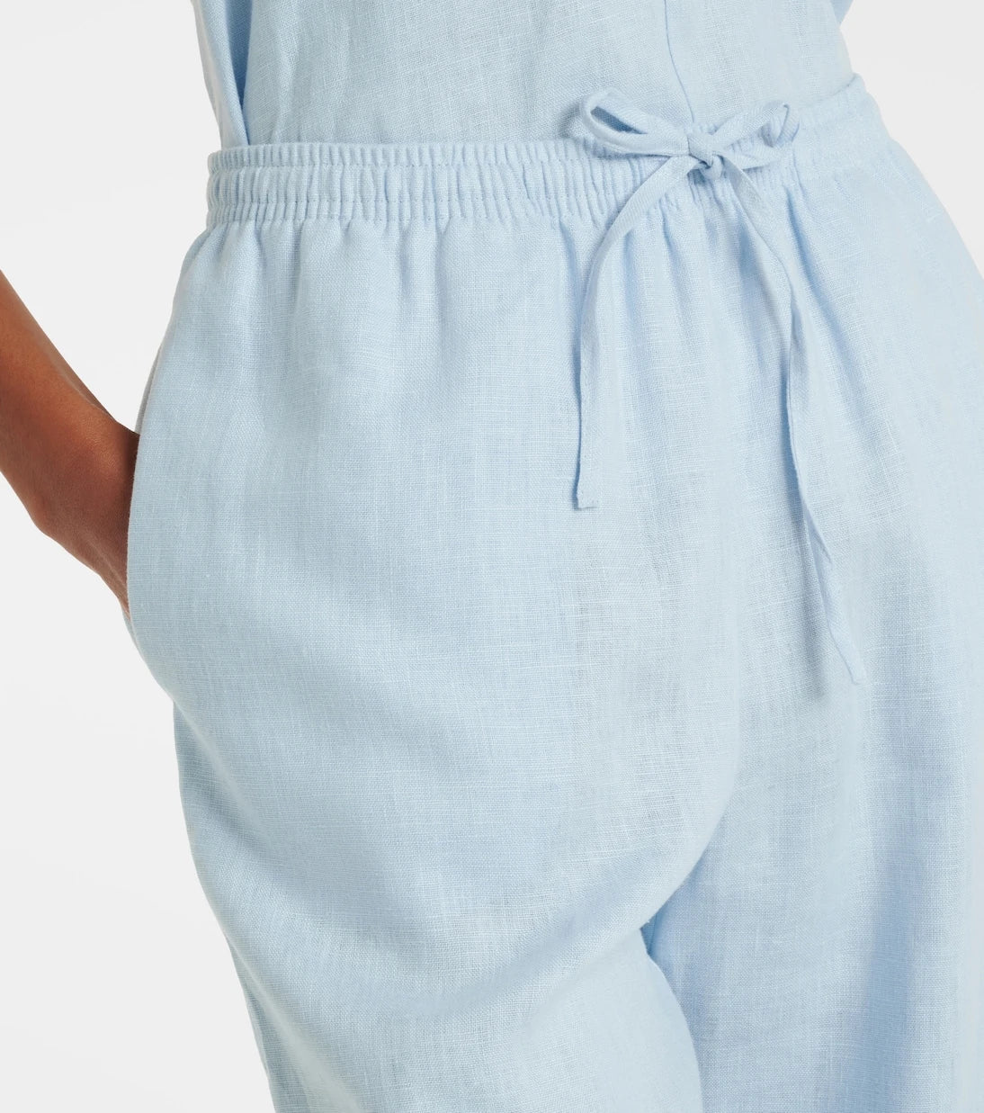 Asceno - Aurelia linen wide-leg pants