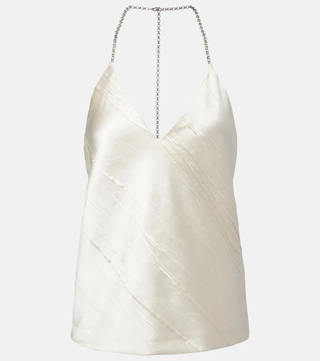 Sportmax - Fatuo chain-detail satin camisole