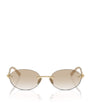Tiffany & Co. Gold Metal Sunglasses