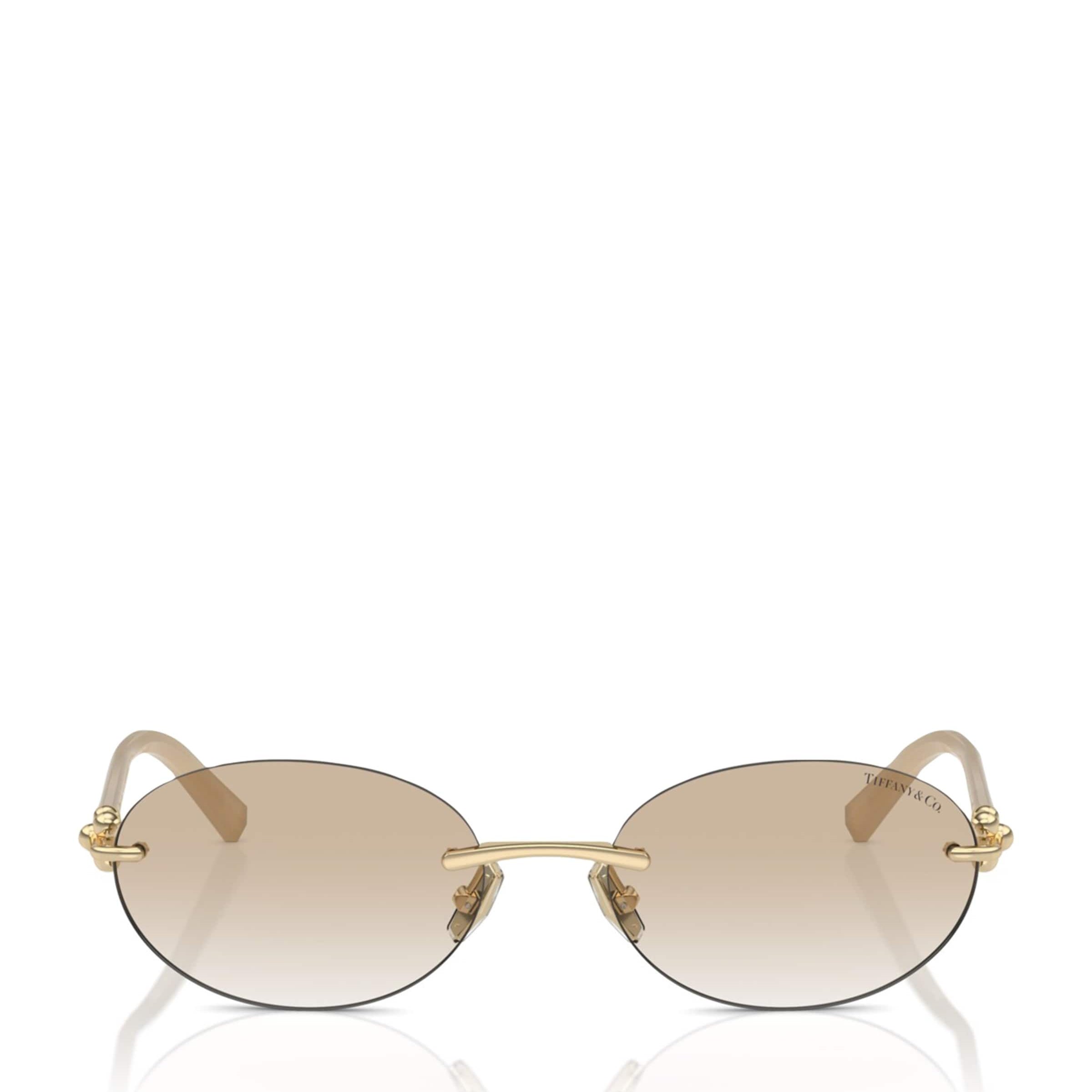 Tiffany & Co. Gold Metal Sunglasses