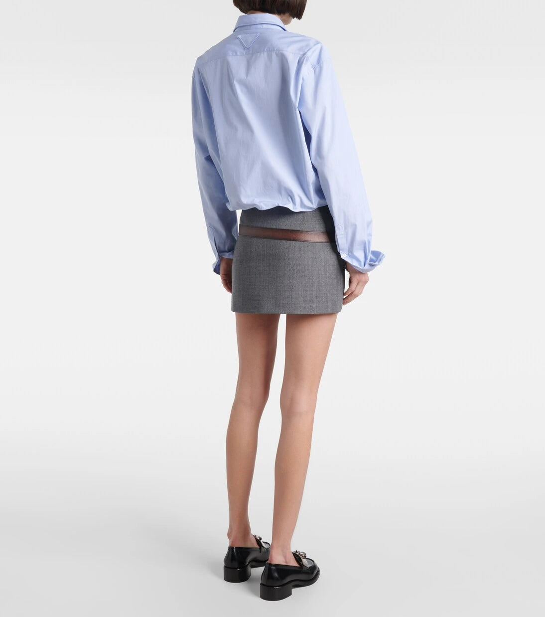 Prada - Appliqué miniskirt
