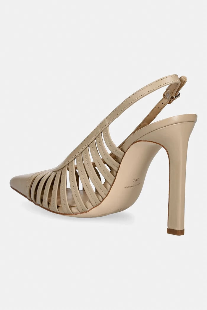 MICHAEL Michael Kors обувки с ток от кожа Adriana High Pump