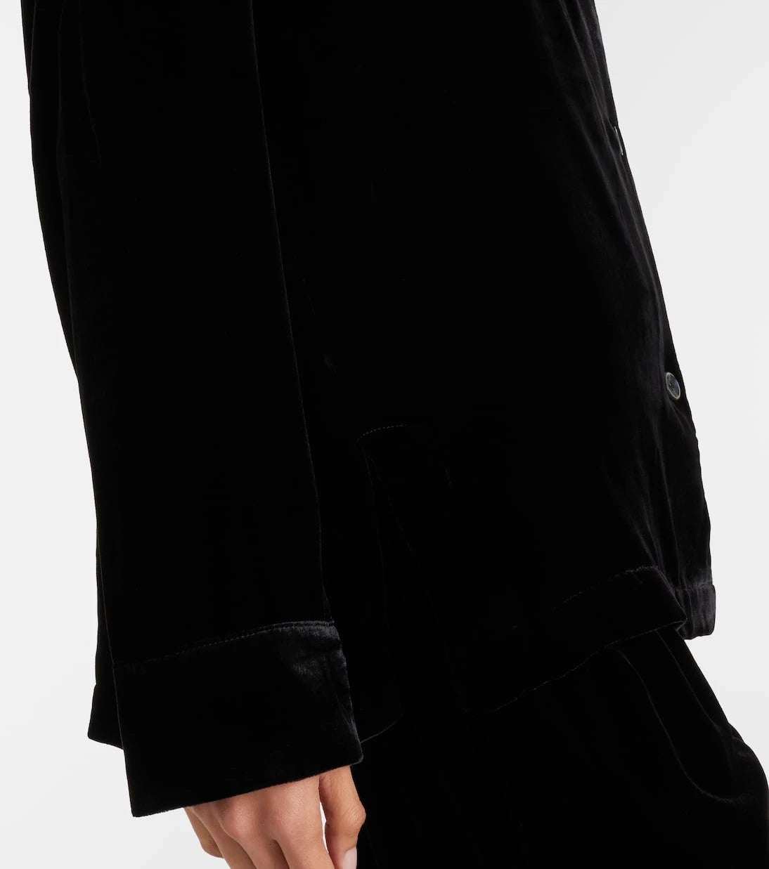 Asceno - Calabasas velvet shirt