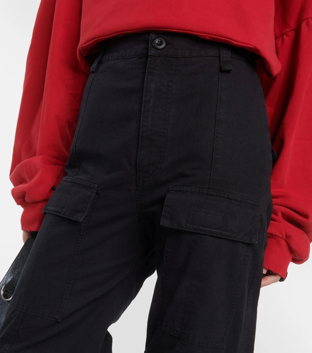 Balenciaga - بنطال كارجو من القطن