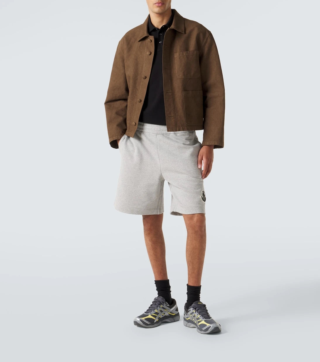 Moncler - Cotton jersey Bermuda shorts