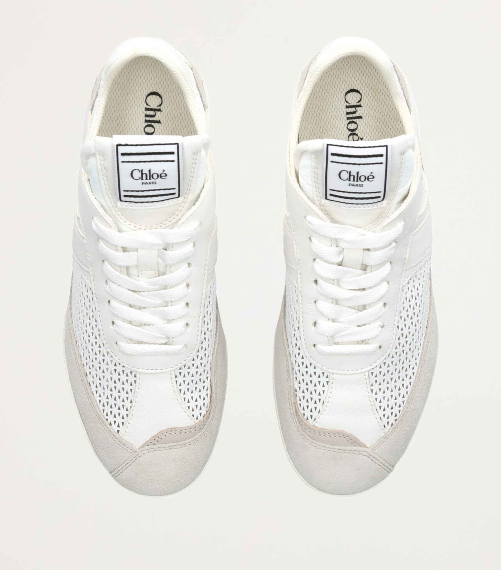 White Leather Kick Sneakers