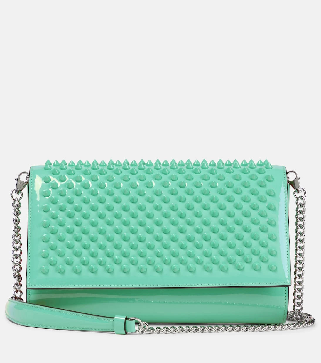 Christian Louboutin - Paloma Small embellished leather clutch