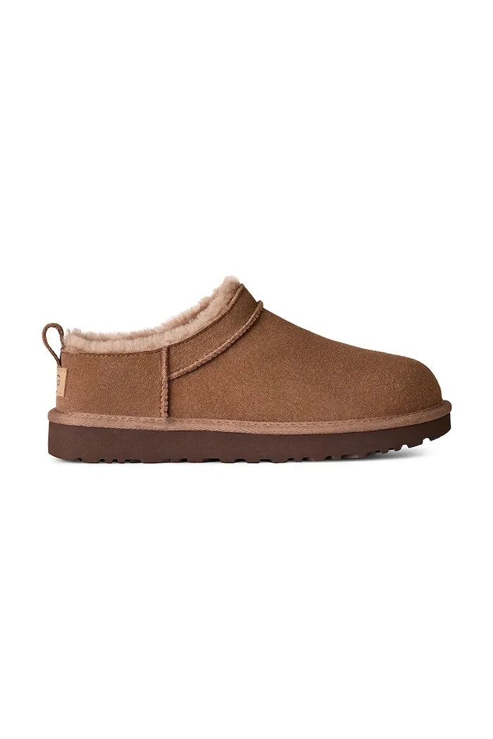 Велурени чехли UGG Classic Micro