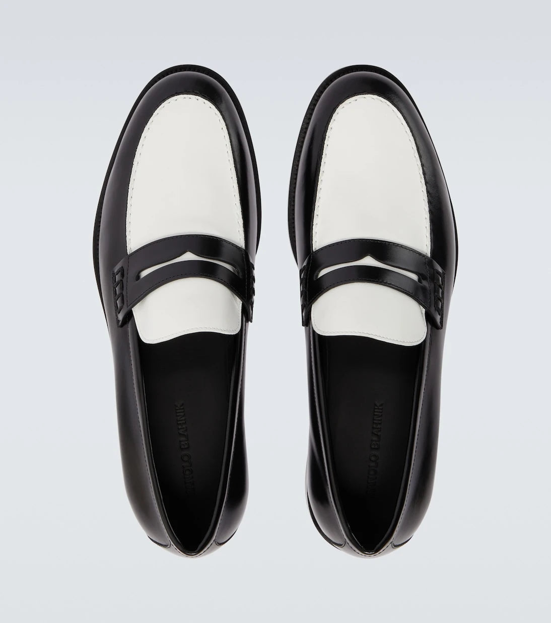 Manolo Blahnik - حذاء لوفر "بيري" من الجلد
