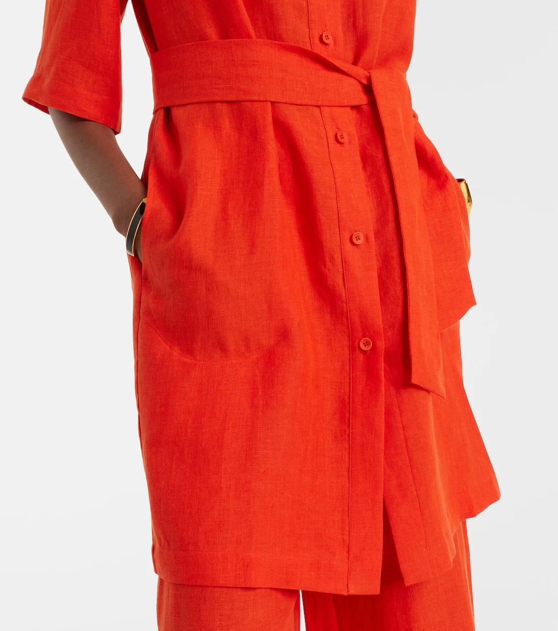 Eres - Séducteur linen shirt dress