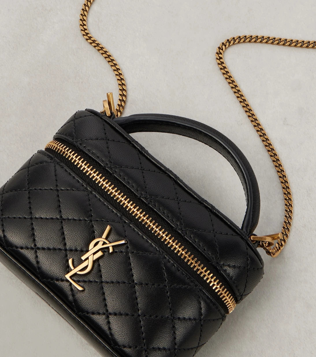 Saint Laurent - Gaby Micro leather crossbody bag