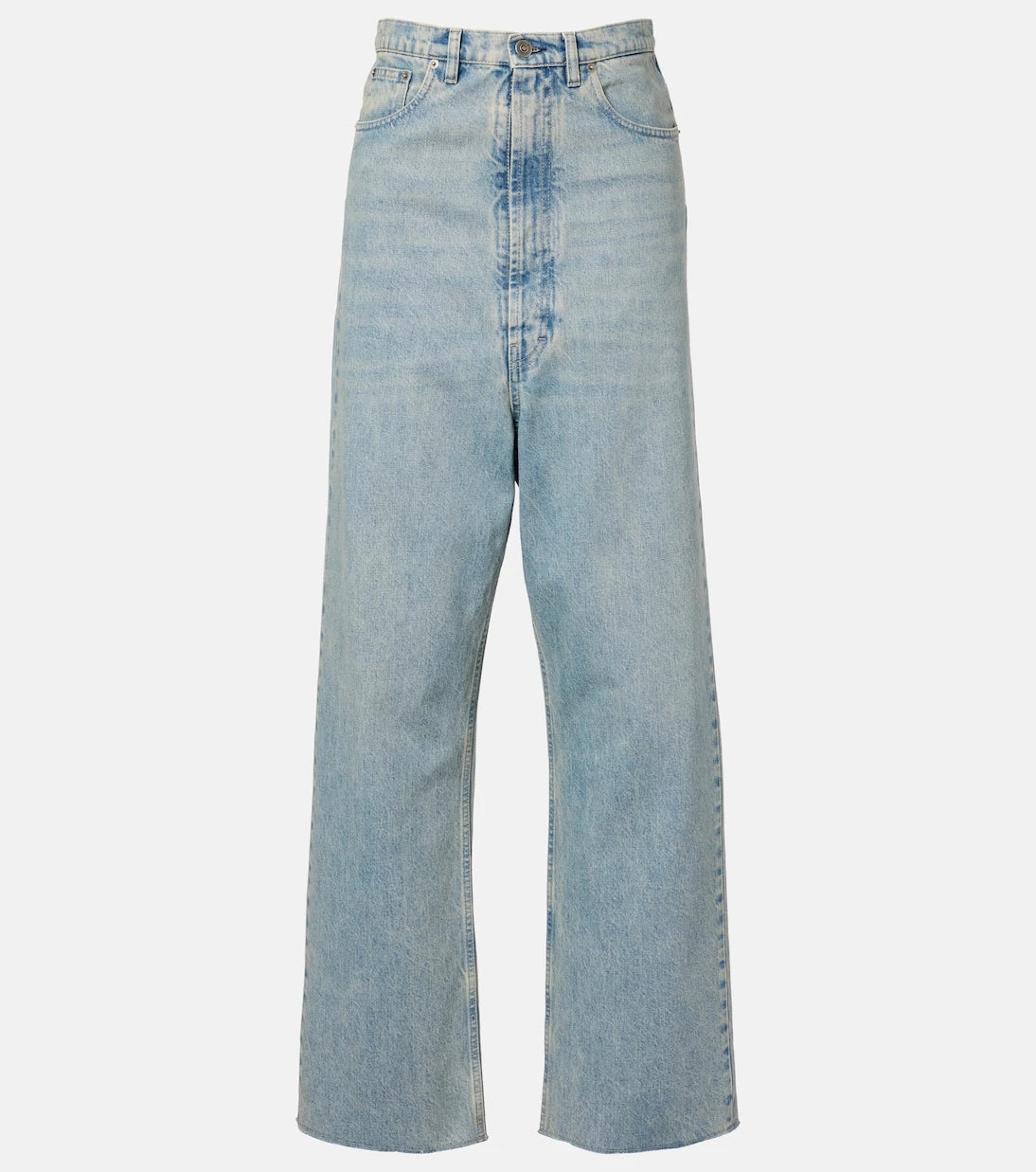 Maison Margiela - Frayed straight jeans