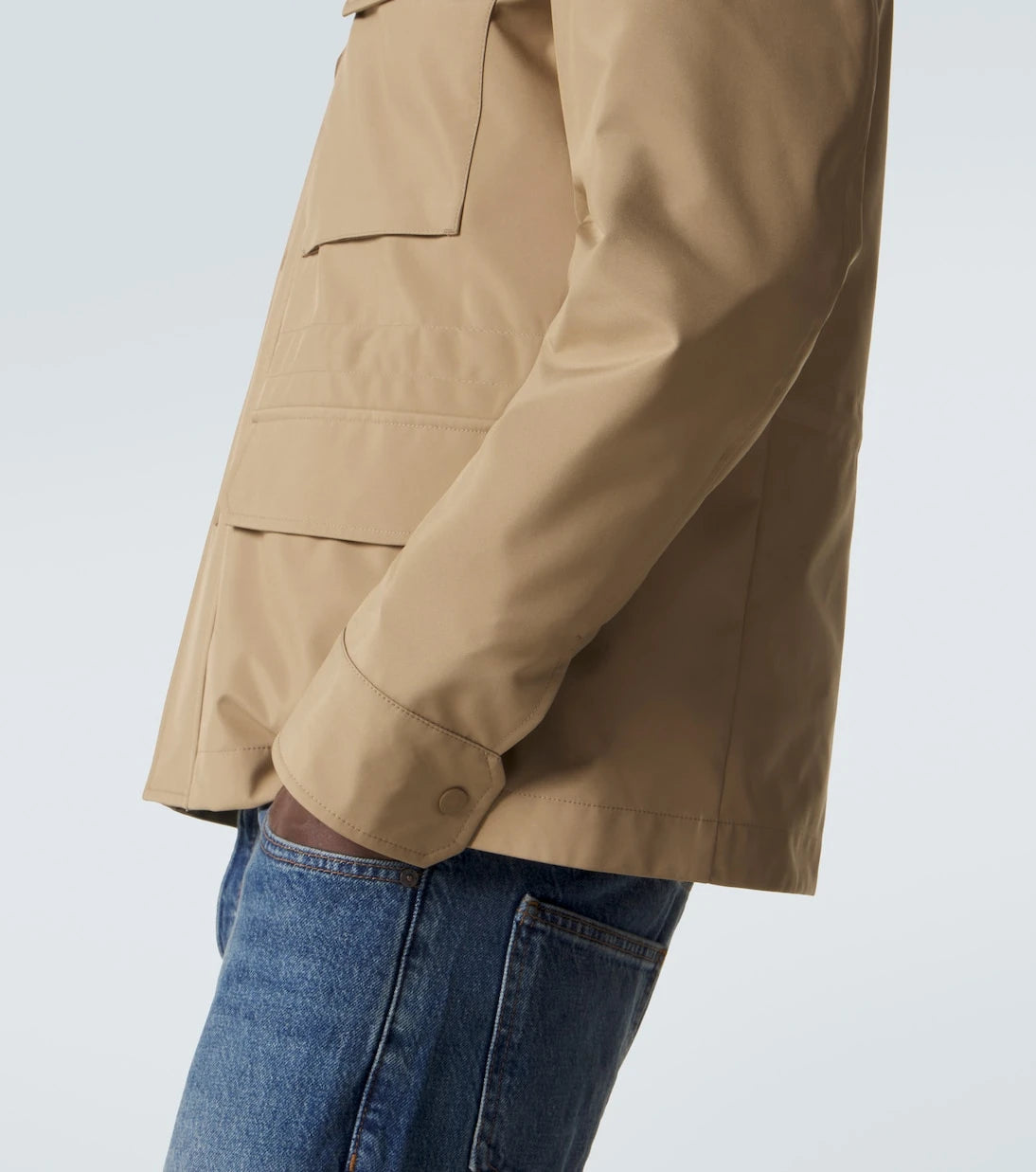 Moncler - سترة إكسمور 3 في 1 المبطنة بالريش