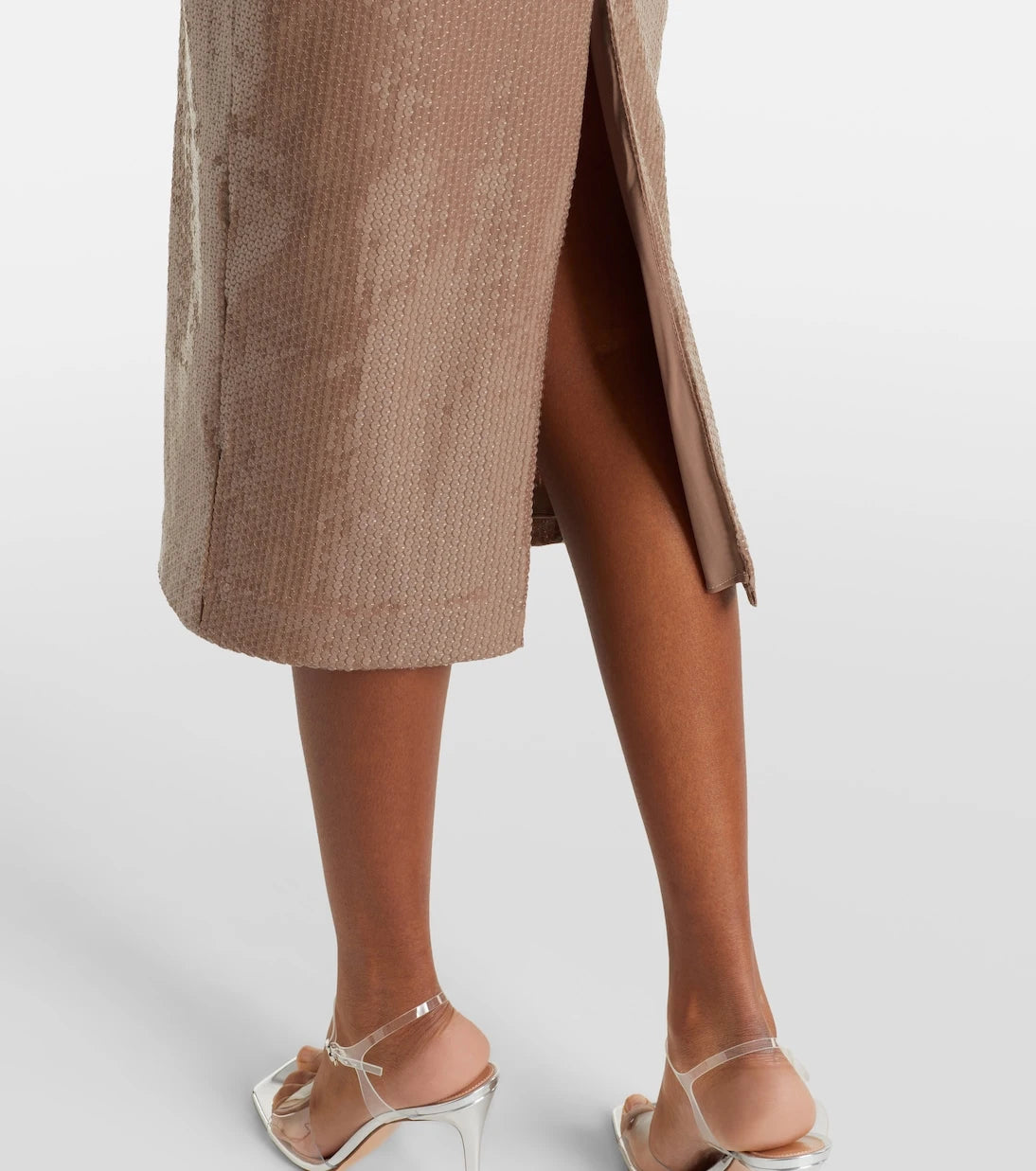 Alex Perry - Sequined strapless midi dress