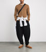 Comme Des Garçons Play Brown Wool Mini Heart Cardigan