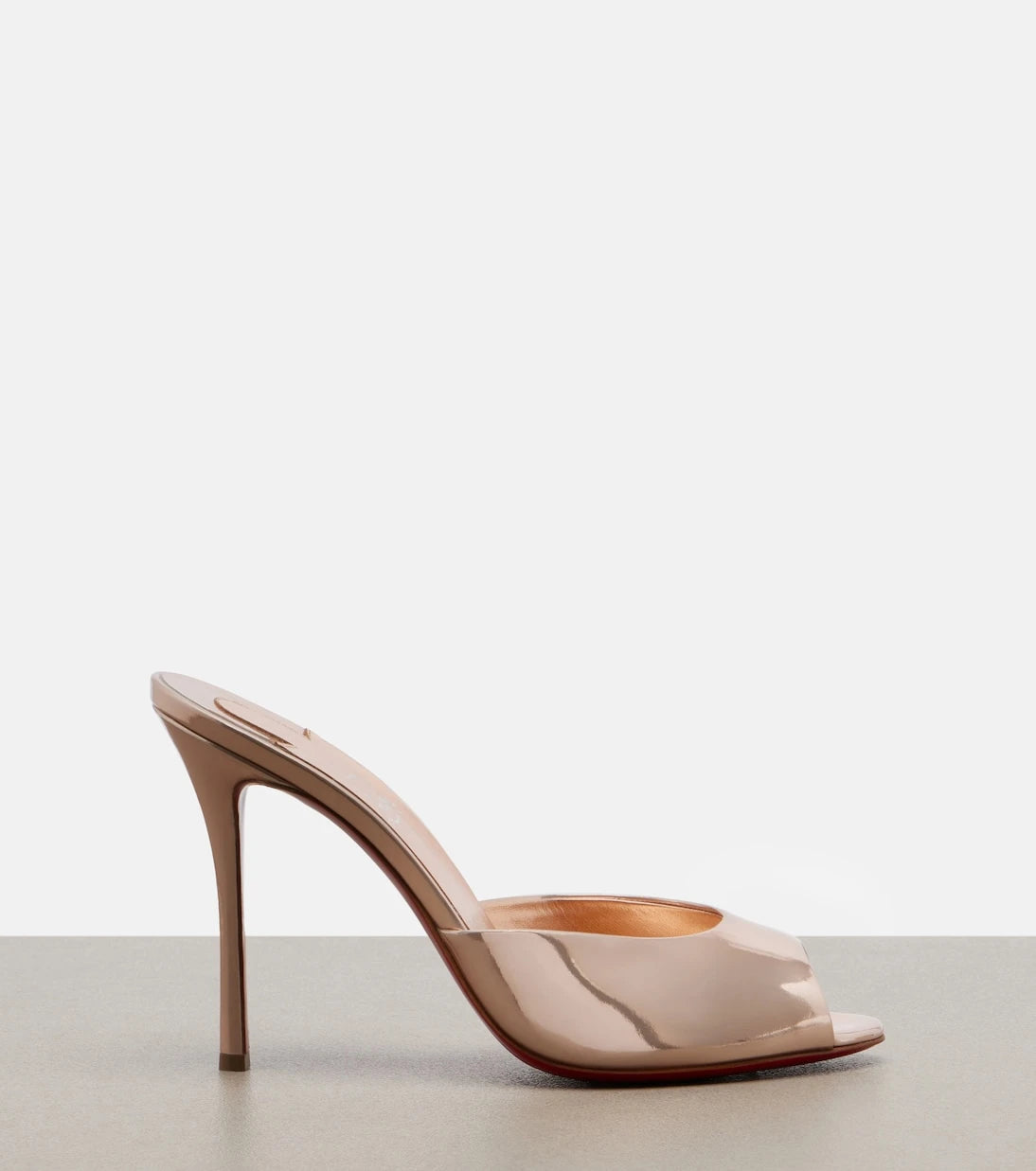 Christian Louboutin - Me Dolly laminated leather mules