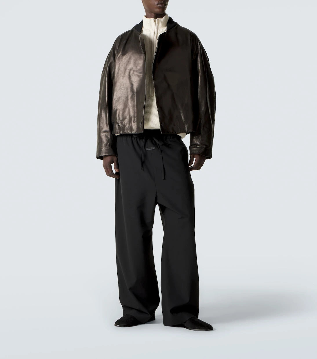 Fear of God - Deri bomber ceket