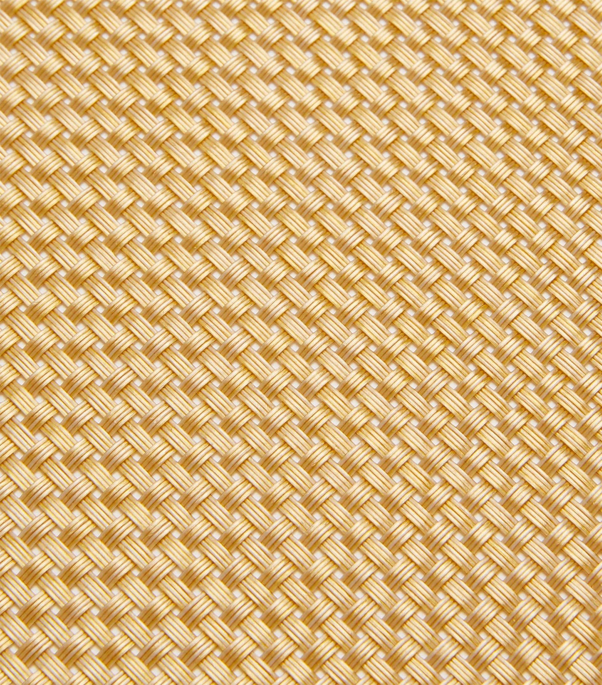 Chilewich Basketweave Gilded Round Placemat (38cm)