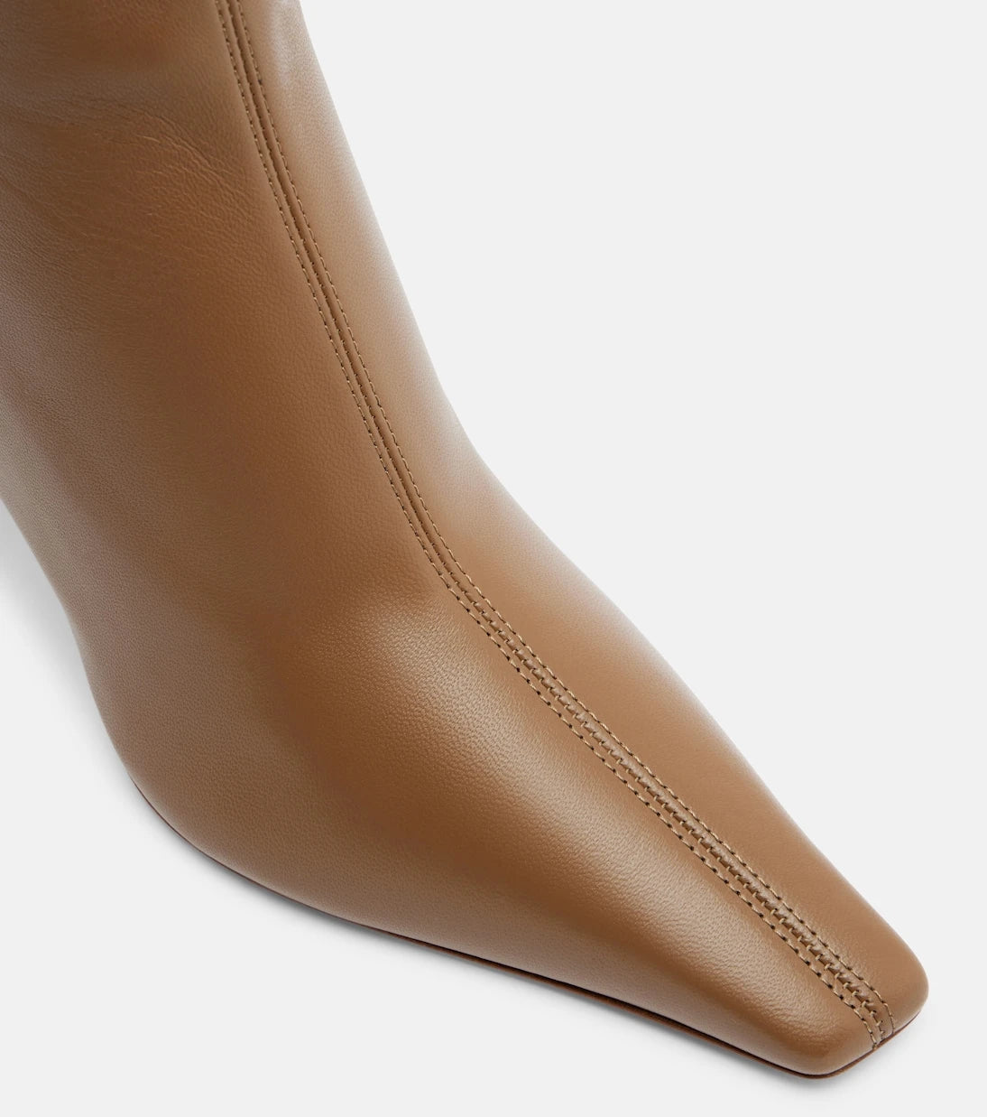 Amina Muaddi - Jamie leather ankle boots