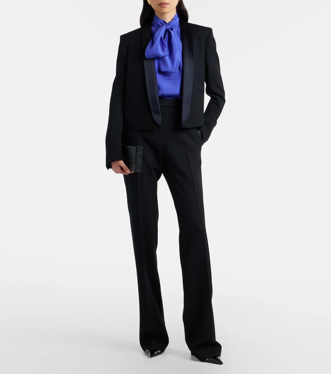 Tom Ford - Silk-trimmed wool suit pants