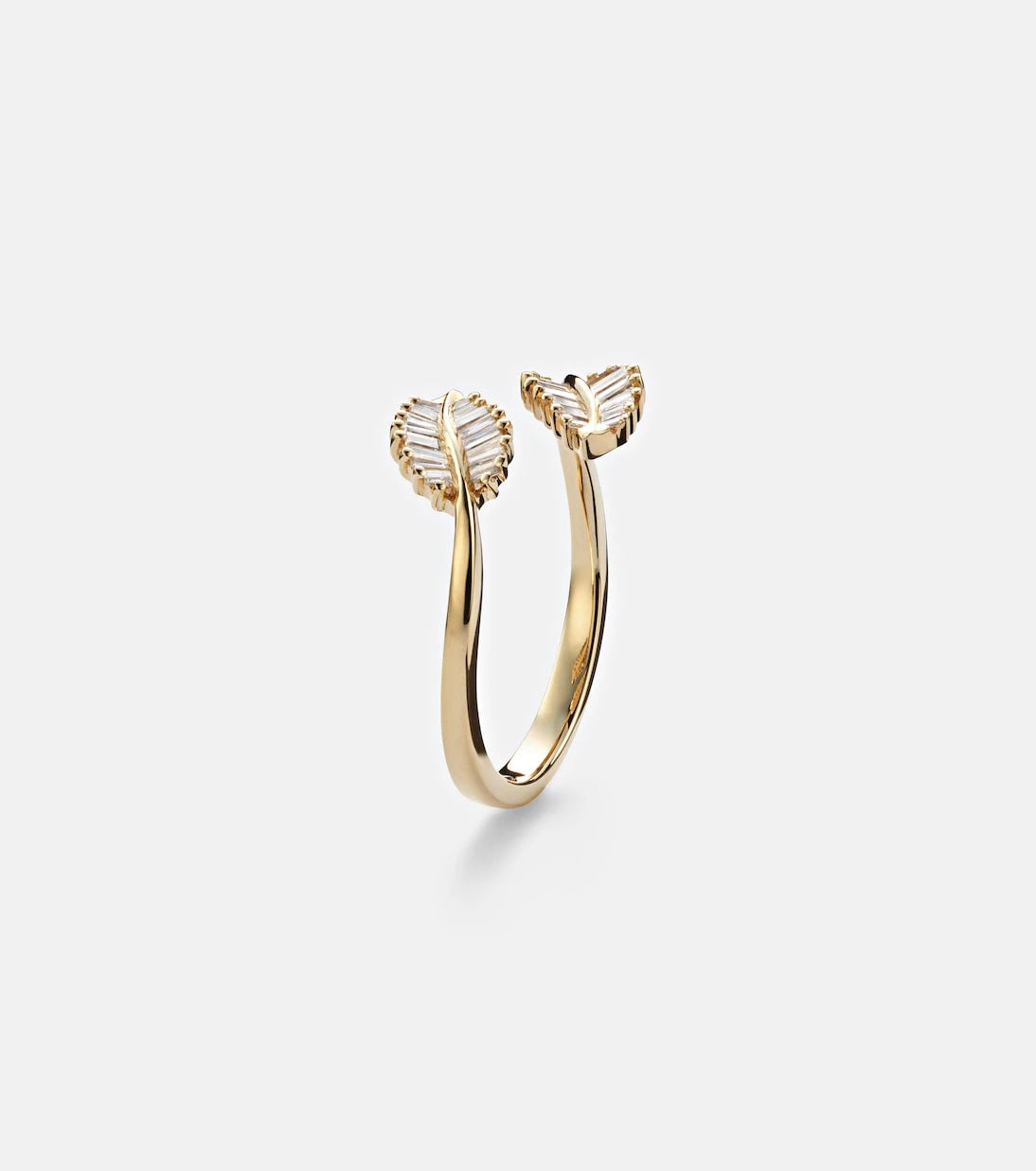 Anita Ko - Small 18kt gold ring with diamonds