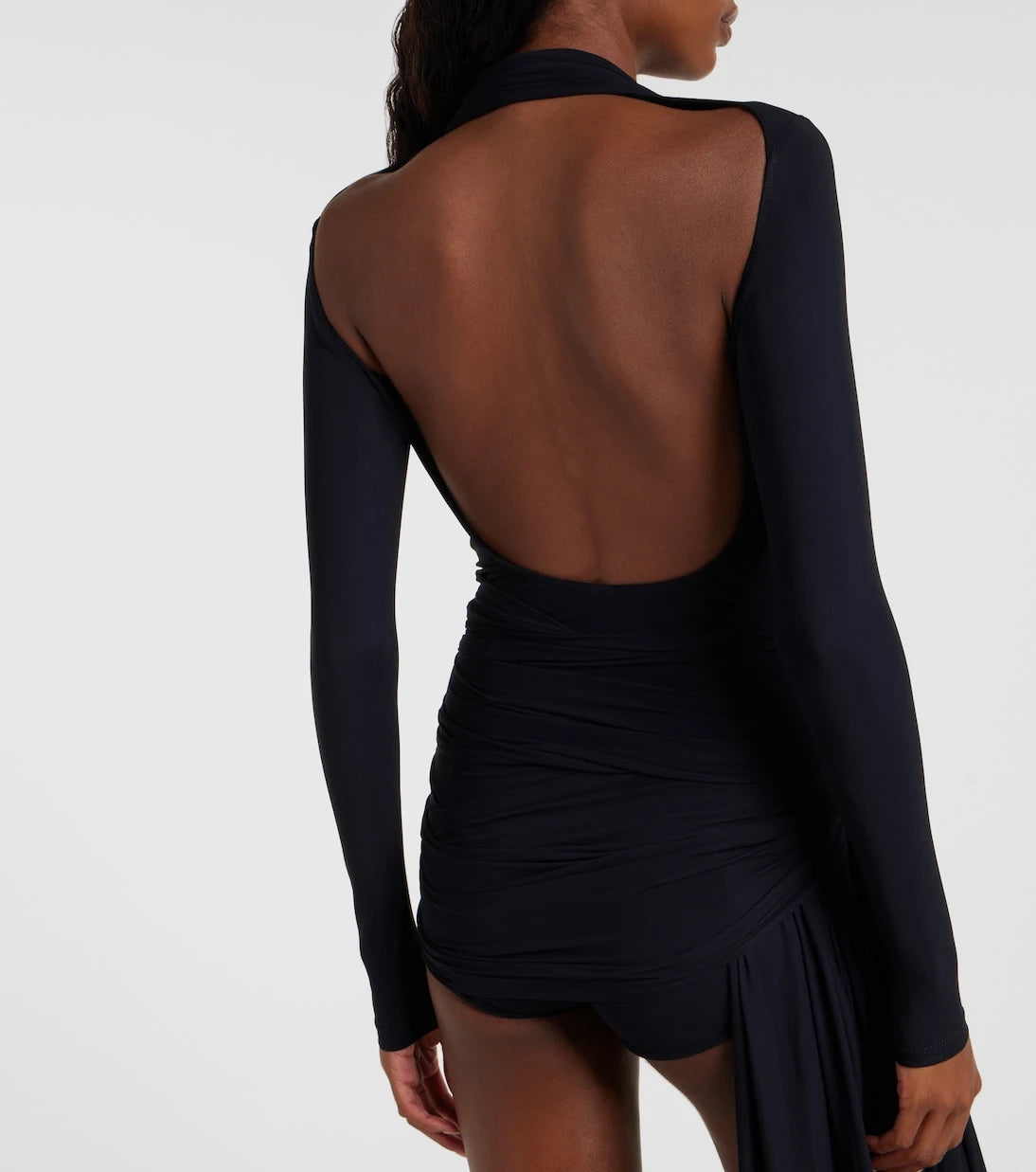 Balenciaga - Asymmetric draped minidress