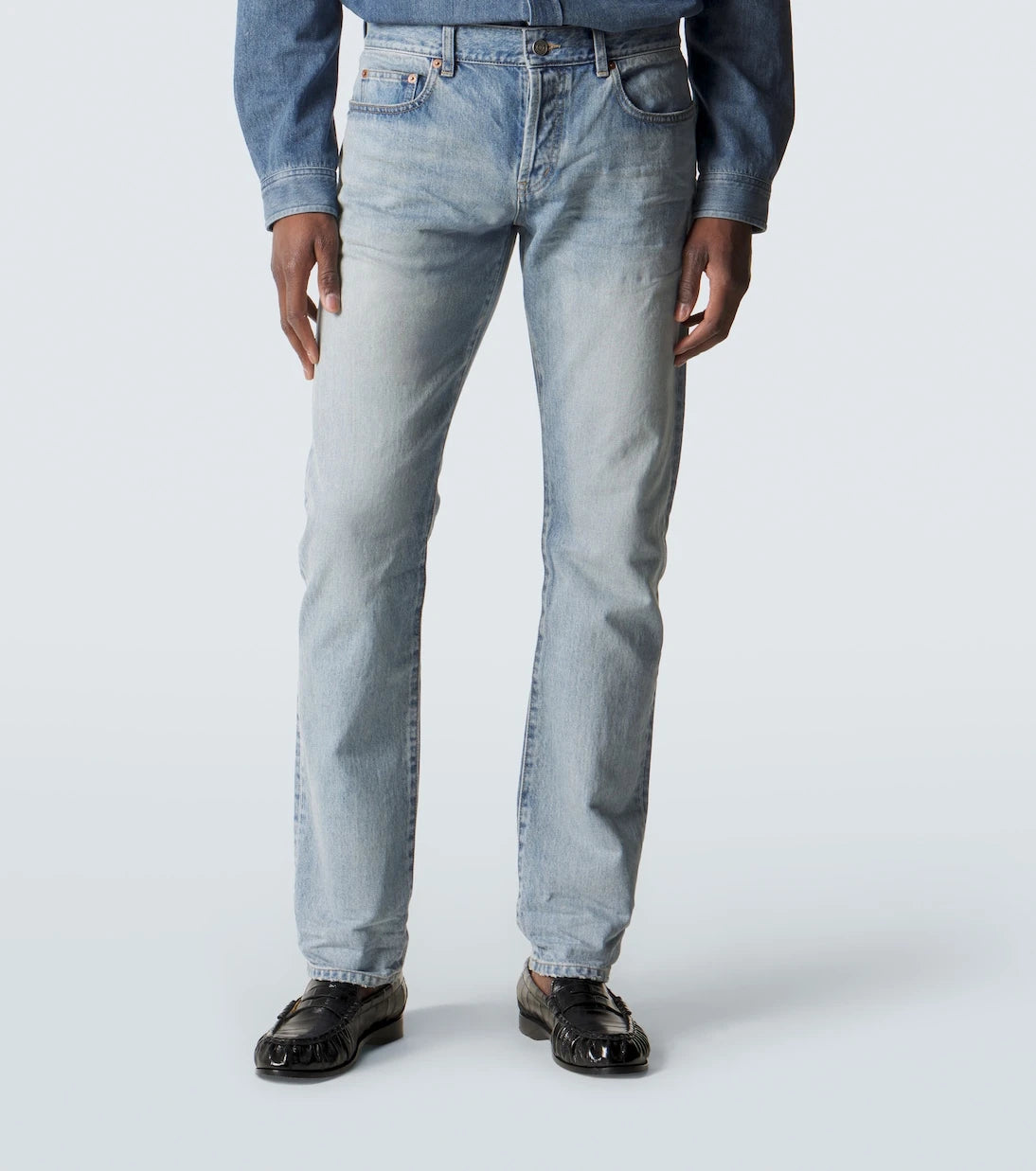 Saint Laurent - Faded slim jeans