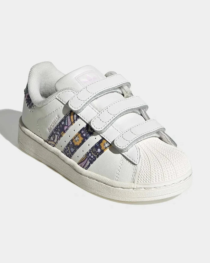adidas Originals LIBERTY LONDON SUPERSTAR II маратонки за деца от кожа