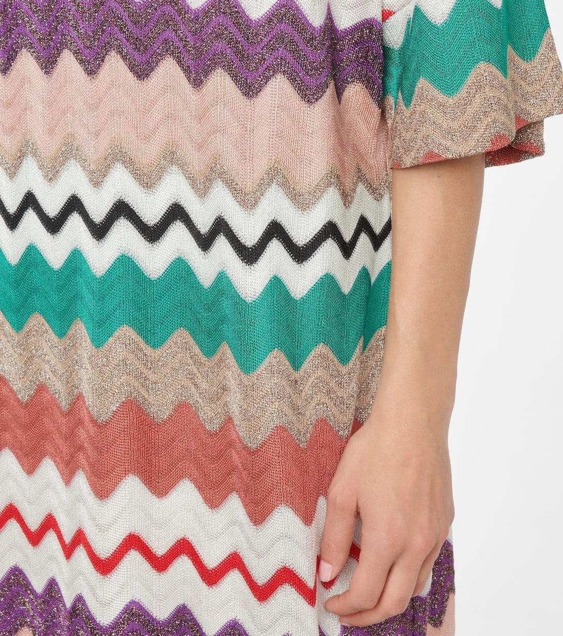 Missoni - Zig-zag stretch-silk minidress
