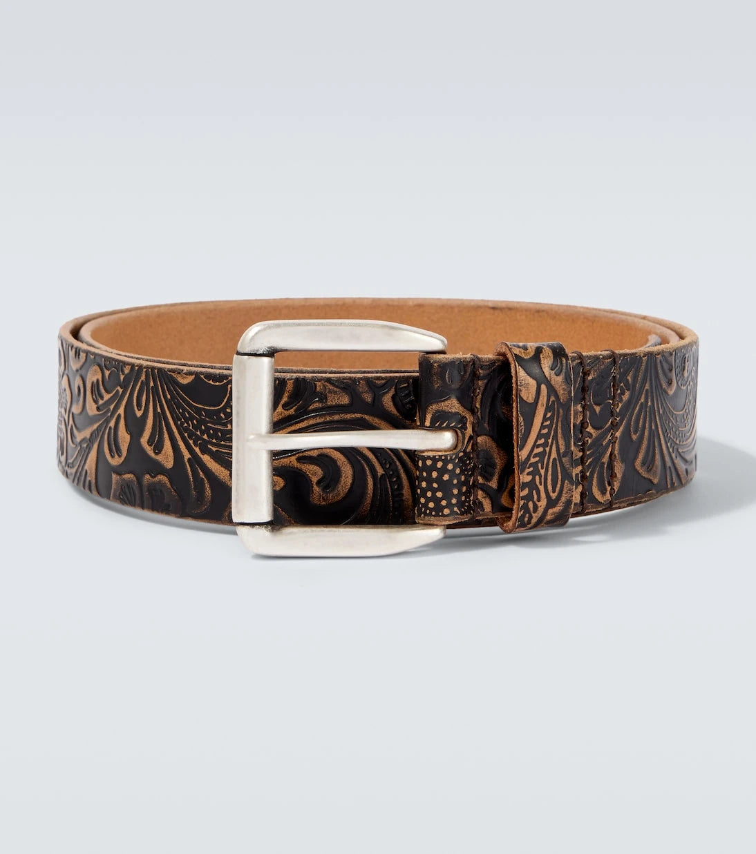 Our Legacy - 40mm paisley leather belt