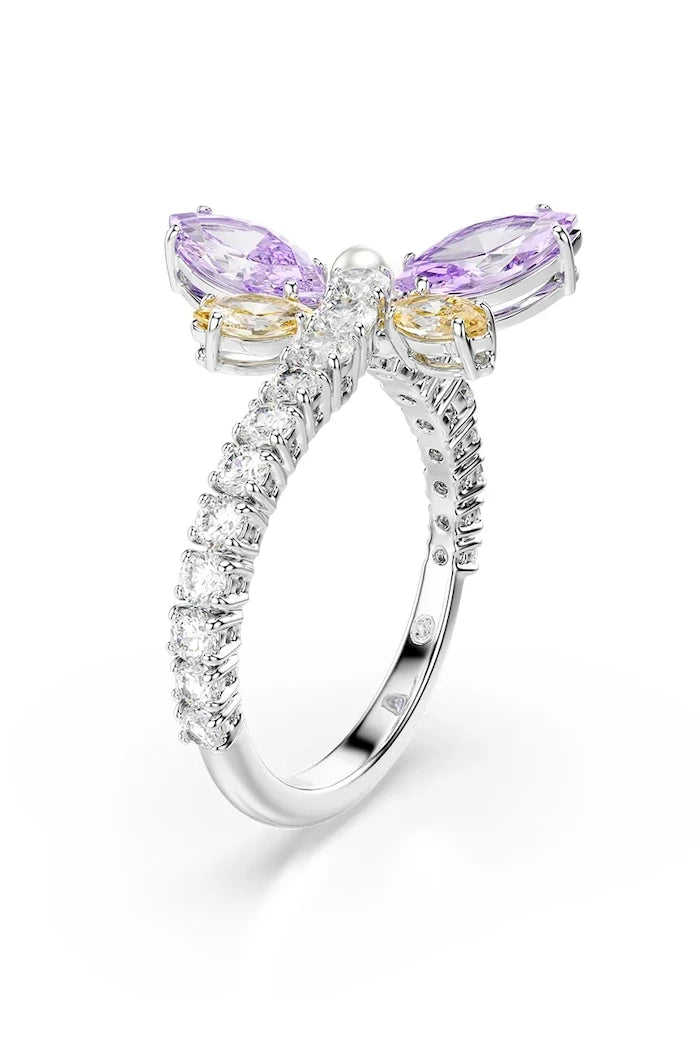 Swarovski metal kadın yüzüğü Swarovski kristalli Ariana Grande x Swarovski