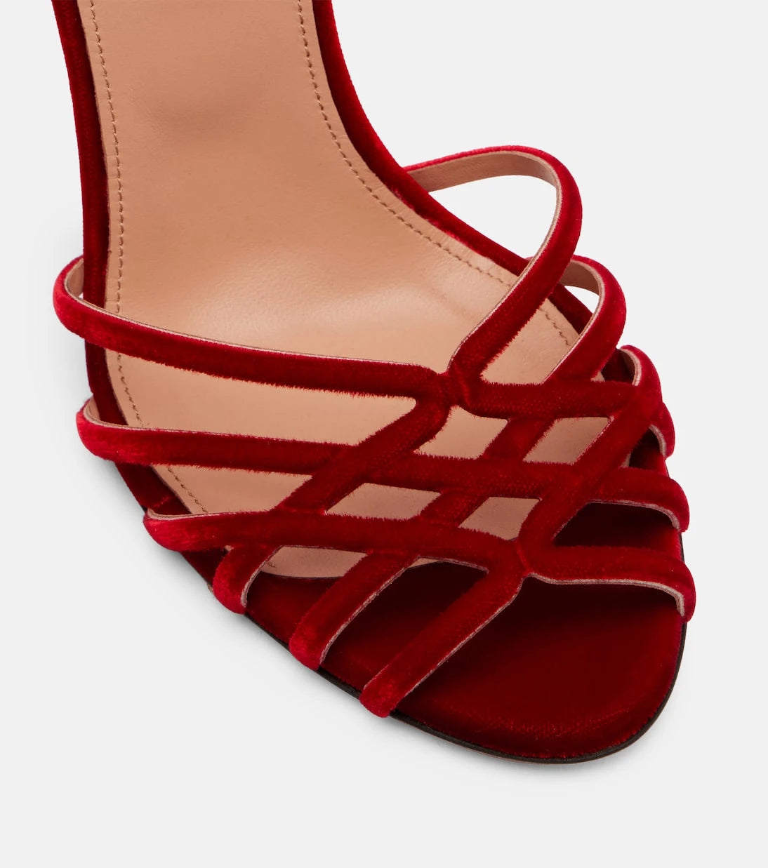 Aquazzura - Wild Dream 105 velvet sandals