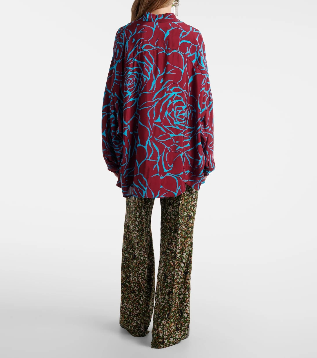 Dries Van Noten - Printed wide-leg pants
