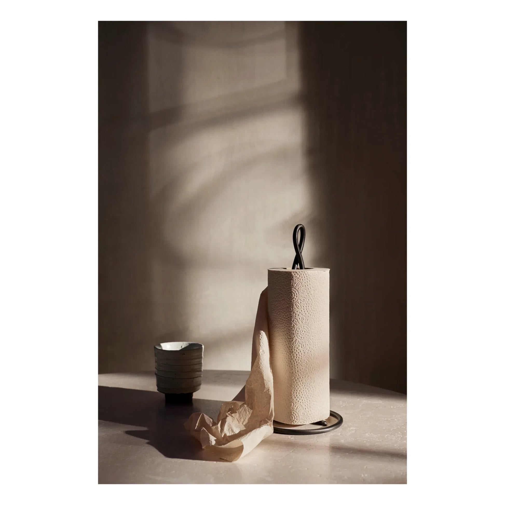Ferm Living - Curvature Kitchen Roll Holder | Black