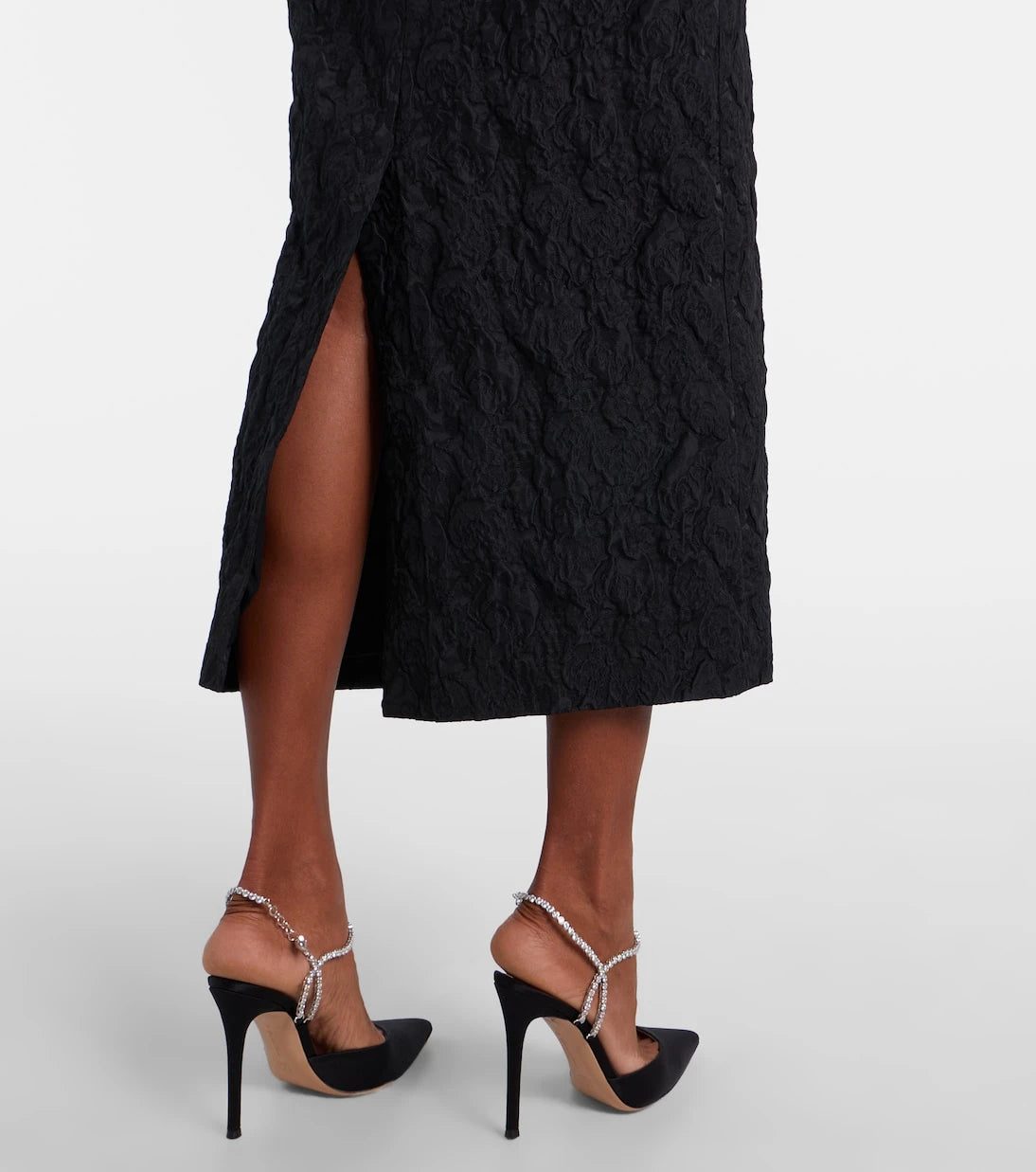 Erdem - Floral jacquard midi dress