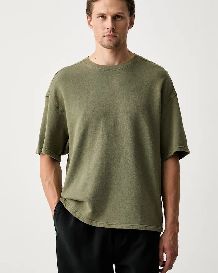 American Vintage kadın pamuklu oversize tişört