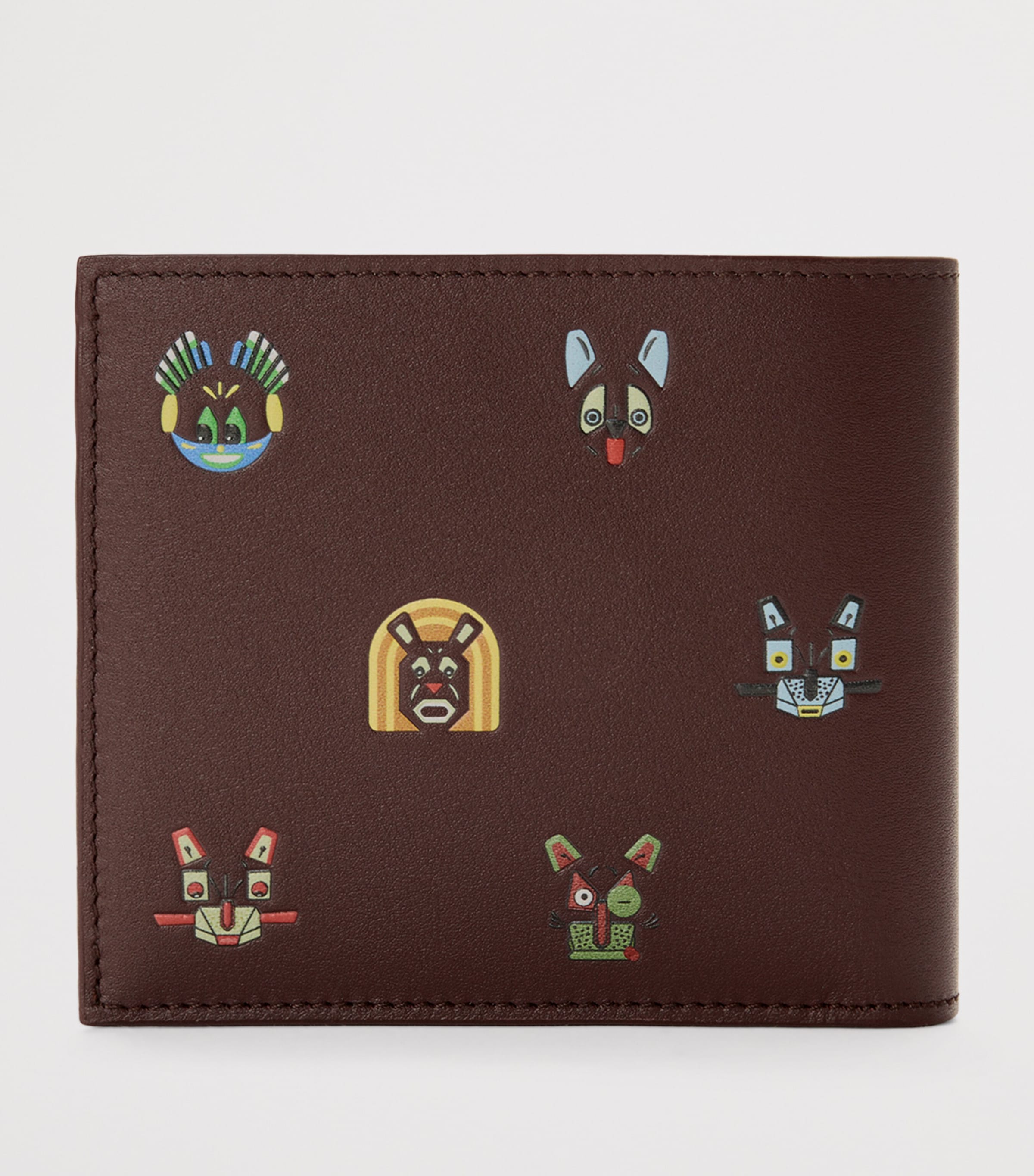 LOEWE x Louis Wain Leather Cats Wallet