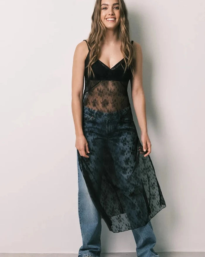 women'secret dantelli yazlık elbise