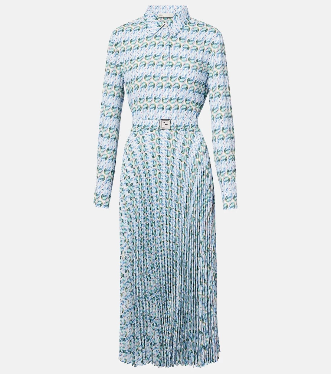 Tory Burch - Printed twill midi dress