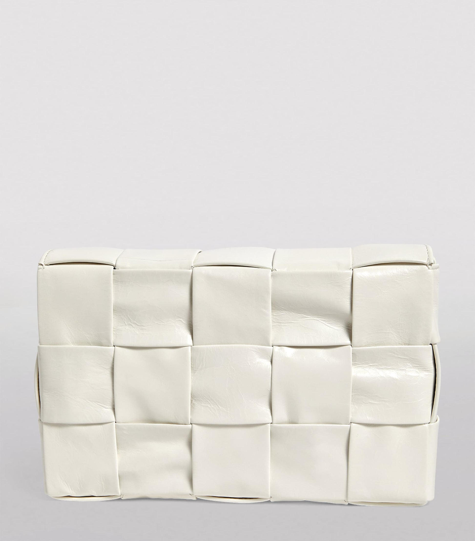 Bottega Veneta Leather Intreccio Cassette Cross-Body Bag