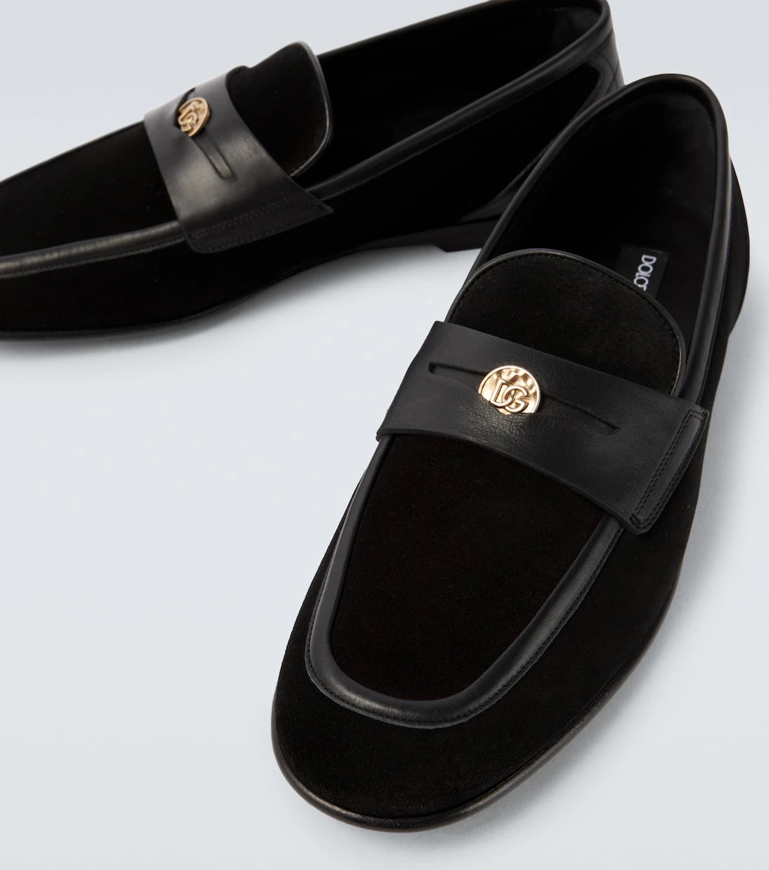 Dolce&Gabbana - حذاء لوفرز أريوستو من الجلد السويدي