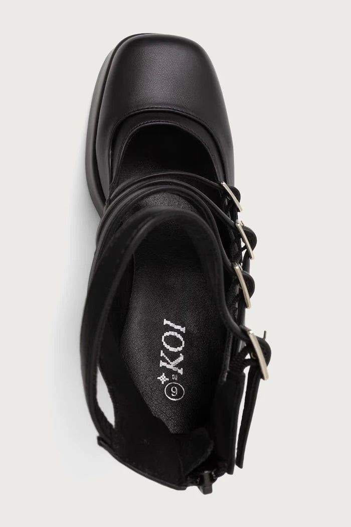 Koi Footwear Gurren Strappy Platform Kalın Topuklu Ayakkabı