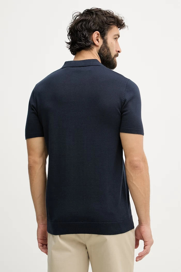U.S. Polo Assn. Erkek Pamuklu Yakalı Tişört COMBED SS